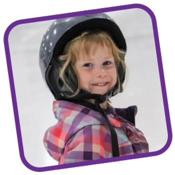 Child participating in Learn to Skate